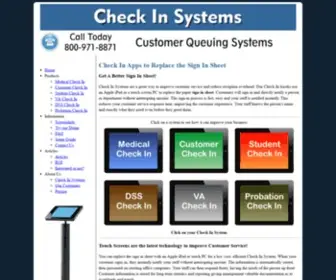 Checkinsystemsinc.com(Check In Systems) Screenshot