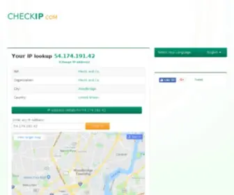 Checkip.com(My ip) Screenshot