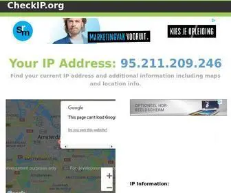 Checkip.org(Check your Current IP address) Screenshot