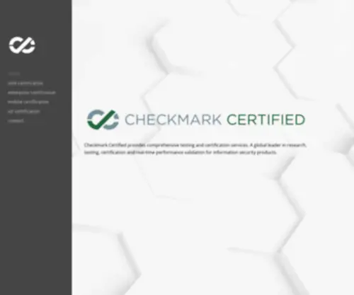 Checkmarkcertified.com(Checkmark Certified) Screenshot