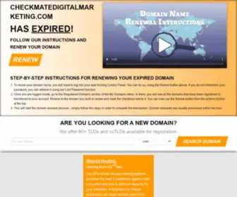 Checkmatedigitalmarketing.com(Checkmate Digital Marketing LLC) Screenshot