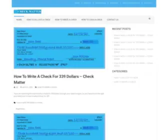 Checkmatter.com(Checkmatter) Screenshot