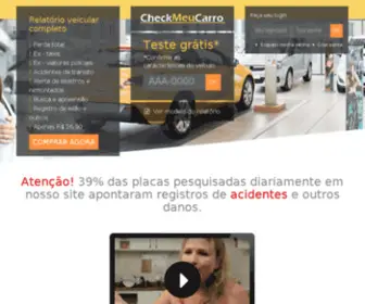 Checkmeucarro.com.br(Procedência veicular) Screenshot