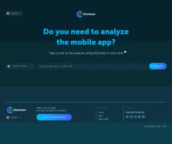 Checkmyaso.com(Analyze your app without registration) Screenshot