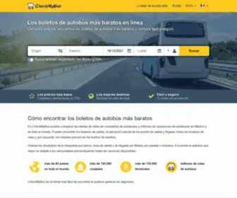 Checkmybus.com.mx(Boletos de autobús baratos) Screenshot