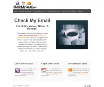 Checkmyemail.info(Check Yahoo) Screenshot