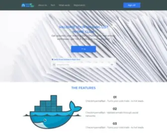 Checkmyemailfast.org(Valid email checker) Screenshot