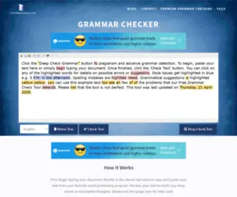 Checkmygrammar.co(Free Grammar Checking Tool) Screenshot