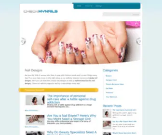 Checkmynails.com(Simple and Easy Nail Designs) Screenshot