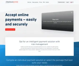 Checkoutportal.com(All payment methods for e) Screenshot