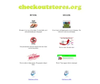 Checkoutstores.org(Reseller start page) Screenshot
