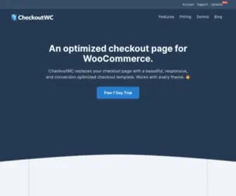 Checkoutwc.com(Conversion optimized checkout templates for WooCommerce) Screenshot