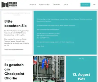 Checkpointcharlie.org(Wall Museum) Screenshot