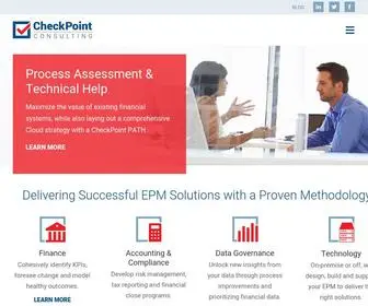 Checkpointllc.com(EPM Systems with Finance & IT Collaboration) Screenshot