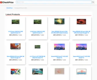 Checkprice.ae(Compare Prices in UAE. Compare From Various Online Stores) Screenshot
