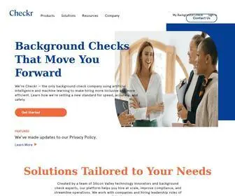 Checkr.com(Employee Background Screening for Companies) Screenshot