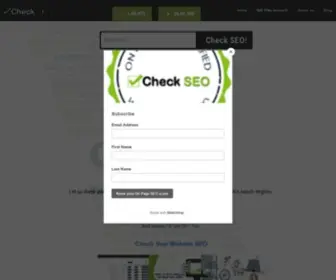 Checkseo.in(On Page SEO Checker) Screenshot