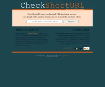 Checkshorturl.com(Unshortened) Screenshot
