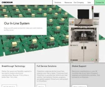 Checksum.com(In-Circuit Board Test) Screenshot
