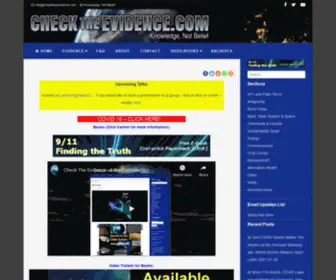 Checktheevidence.co.uk(Check The Evidence) Screenshot