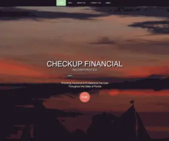 Checkupfinancial.com(FL Insurance Services and Real Estate Agency) Screenshot