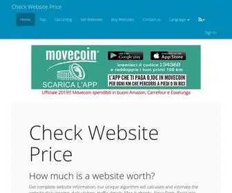 Checkwebsiteprice.com(Check Website Price) Screenshot