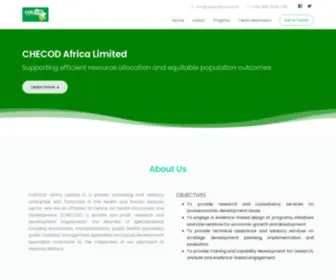 Checodafrica.com(CHECOD Africa Ltd) Screenshot