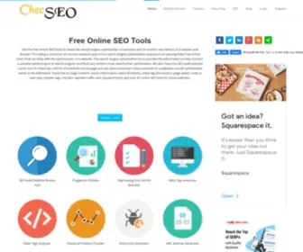 Checseo.com(Free Online SEO Tools) Screenshot