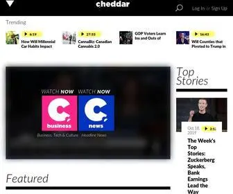 Cheddar.com(Cheddartv) Screenshot