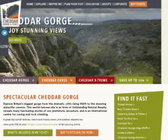 Cheddarcaves.co.uk(Somerset Attractions) Screenshot