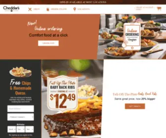 Cheddars.com(Cheddar’s Scratch Kitchen) Screenshot