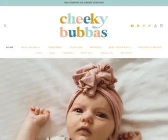 Cheekybubbas.com.au(Cheeky Bubbas Clothing) Screenshot