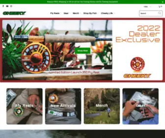 Cheekyfishing.com(Fly Fishing Equipment & Products Online) Screenshot