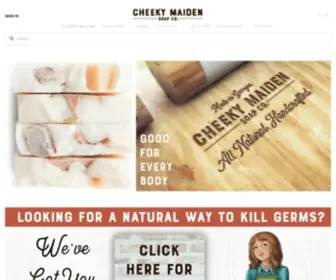 Cheekymaidensoap.com(Cheeky Maiden Soap Company) Screenshot