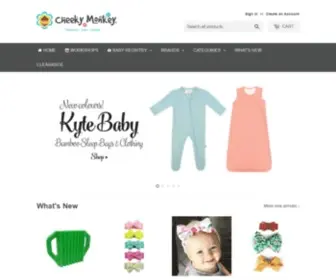 Cheekymonkey.ca(Cheeky Monkey Baby Store in London) Screenshot