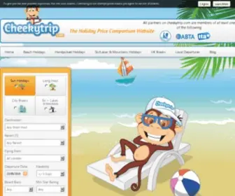 Cheekytrip.com(Cheap Holidays) Screenshot