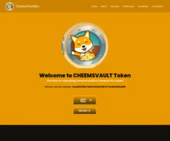 Cheemsvaultbsc.com(Cheems Vault) Screenshot