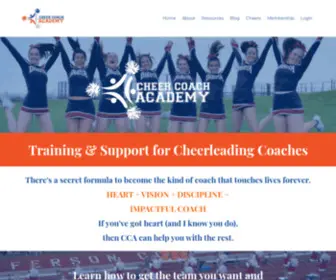 Cheercoachacademy.com(Cheer Coach Academy) Screenshot