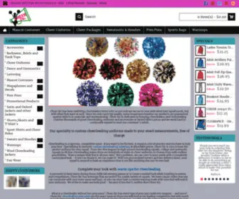 Cheeretc.com(Custom Cheerleading Uniforms) Screenshot