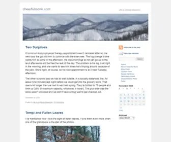Cheerfulmonk.com(Life as a Shared Adventure) Screenshot