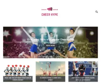 Cheerhype.com(Cheer Hype) Screenshot