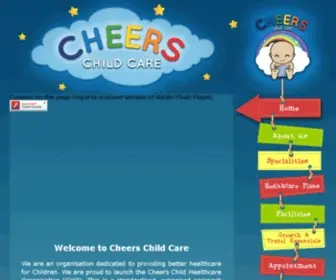 Cheerschildcare.com(Cheers Child Care) Screenshot