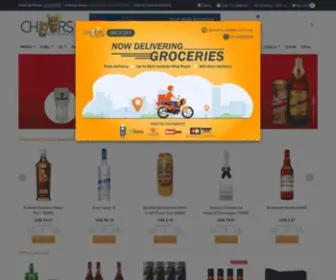 Cheers.com.np(Cheers is the largest online liquor store in Nepal) Screenshot