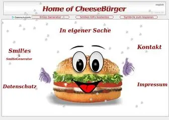 Cheesebuerger.de(Animierte Smilies und Gifs) Screenshot