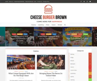 Cheeseburgerbrown.com Screenshot