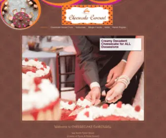 Cheesecakecarousel.com(CHEESECAKE CAROUSEL) Screenshot