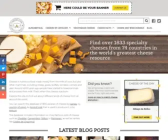 Cheese.com(World's Greatest Cheese Resource) Screenshot
