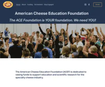Cheesefoundation.org(American Cheese Education Foundation) Screenshot