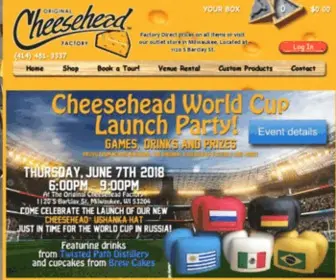 Cheesehead.com(The Original Cheesehead) Screenshot