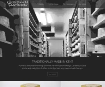 Cheesemakersofcanterbury.co.uk(Artisan Cheesemakers) Screenshot